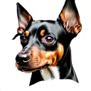 Pinscher tattoo design idea