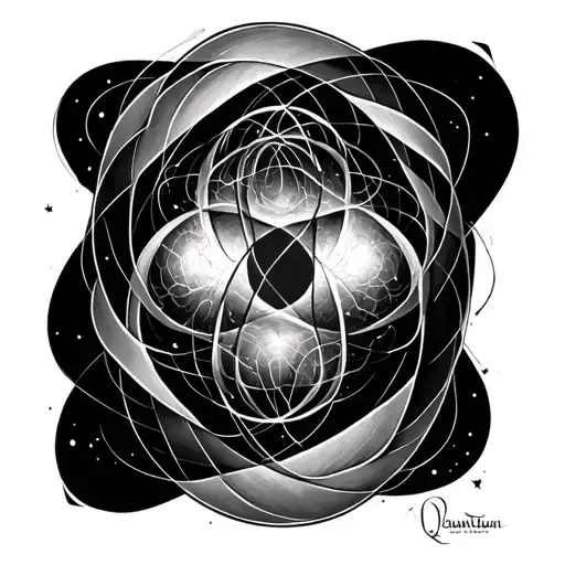 Quantum Entanglement tattoo design idea