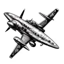 chrono trigger air plane epoch tattoo design idea