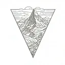 matterhorn mountain tattoo design idea