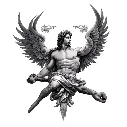 St Sebastian tattoo design idea