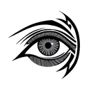 The eye of Horus with the Cho Ku Rei tattoo design idea