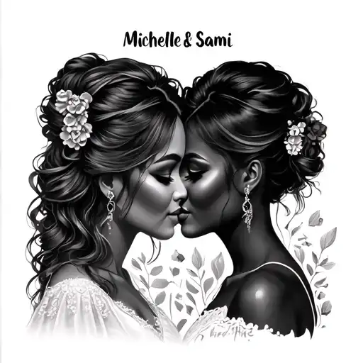 "Michelle and Sami" Michelle and Sami tattoo design idea