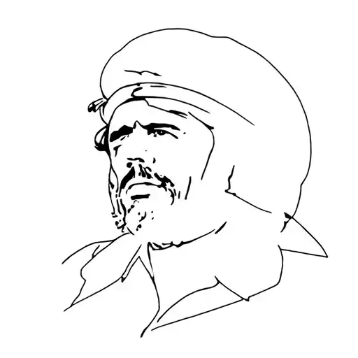 Che guevara tattoo design idea