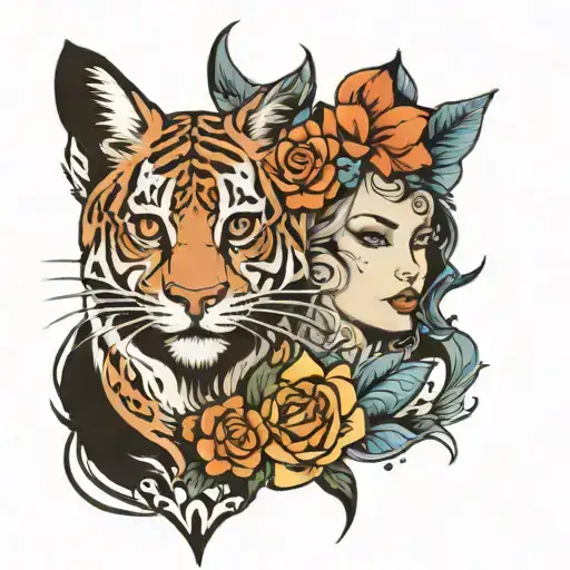 parents respect tattoo design idea