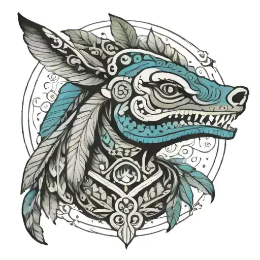 Pachamama Peru tattoo design idea
