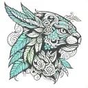 Pachamama Peru tattoo design idea