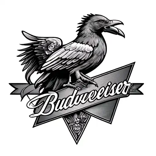 Budweiser tattoo design idea