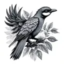 a Guatemalan Quetzal bird tattoo design idea