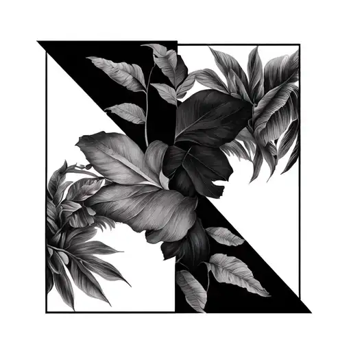 - [ ] The primary layout consists of two overlapping square outlines. one representing the geography of the Dominican Re tattoo design idea