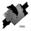 - [ ] The primary layout consists of two overlapping square outlines. one representing the geography of the Dominican Re tattoo design idea