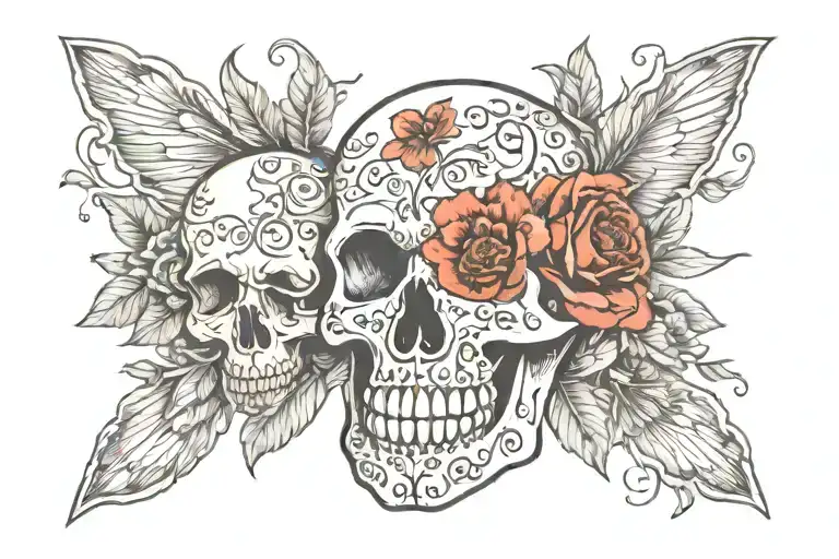 momento mori memento vivere tattoo design idea