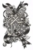 Louis Vuitton tattoo design idea