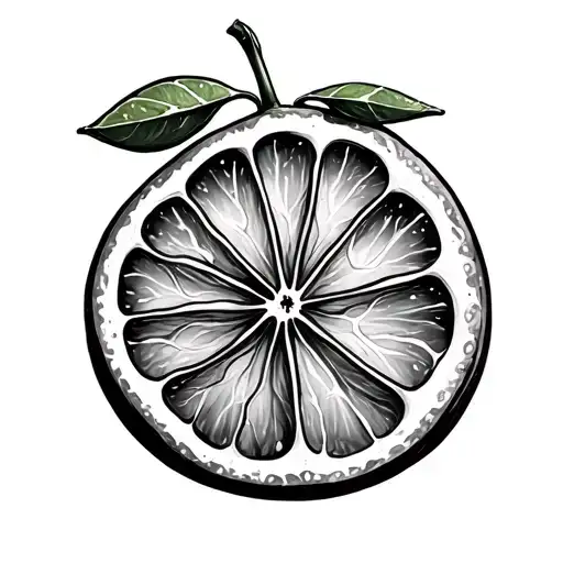 Lime Wedge tattoo design idea