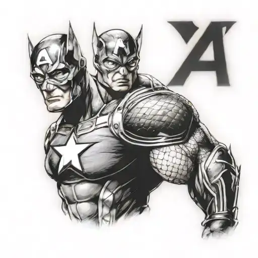 avenger tattoo design idea