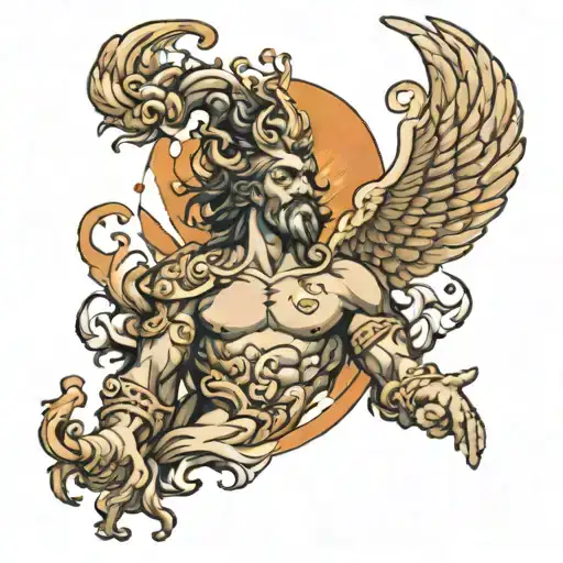 gods Olympus tattoo design idea