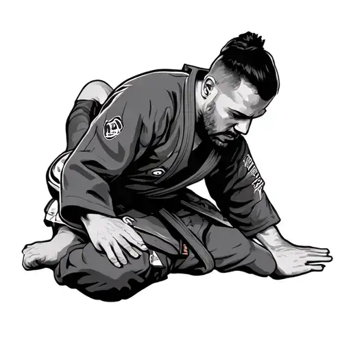Brazilian Jiu Jitsu tattoo design idea