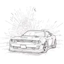 fast and Furious tattoo design idea