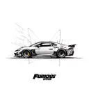 fast and Furious tattoo design idea