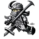 Ninjago scales tattoo design idea