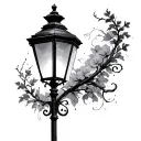 Lamp Post tattoo design idea