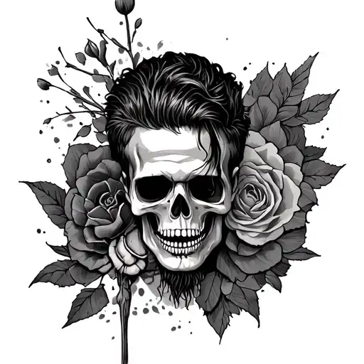 suicide boys sleeve tattoo design idea