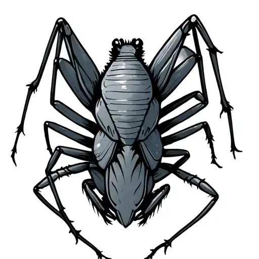  stick bug wrapping around my ankle holding on for deal life  tattoo design idea