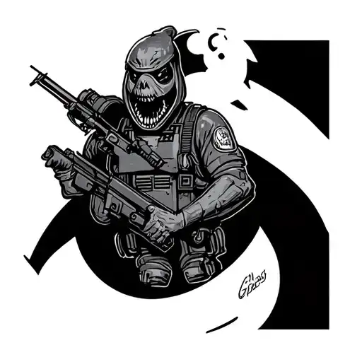 Ghostbusters tattoo design idea