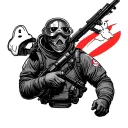 Ghostbusters tattoo design idea