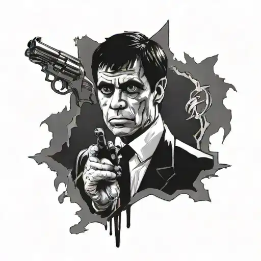 World Is Yours Scarface tattoo design idea