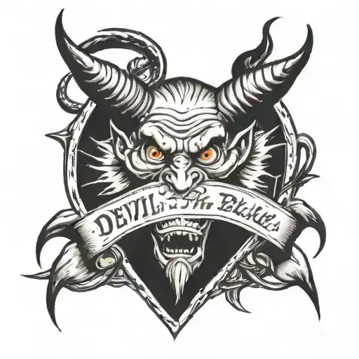 even the devil believes ' Immediately the father tattoo design idea