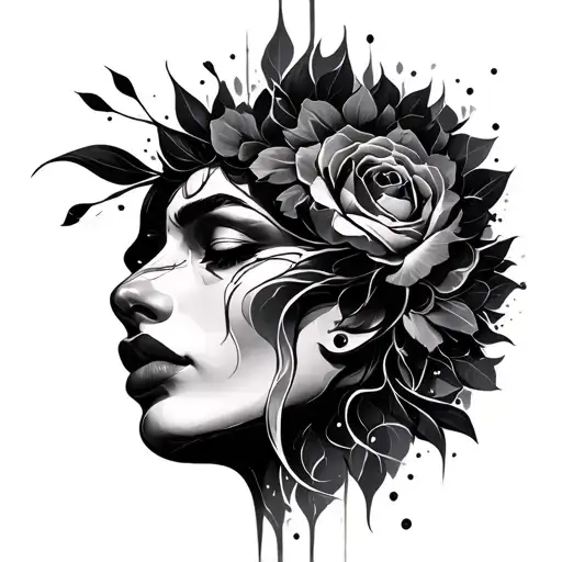 Positive Energy tattoo design idea