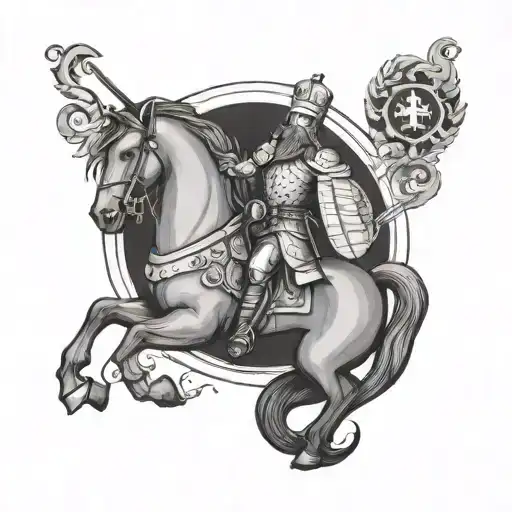 St. George tattoo design idea