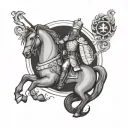 St. George tattoo design idea