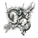 St. George tattoo design idea