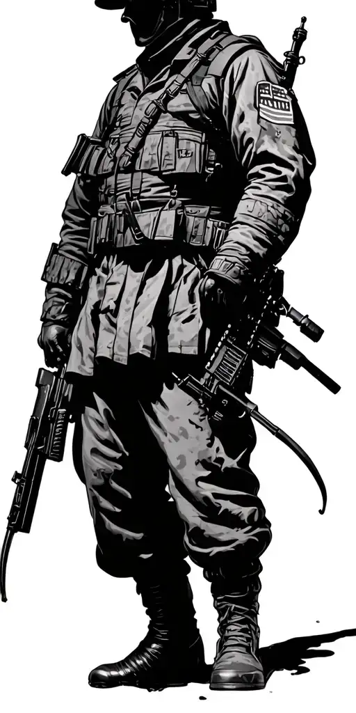 uk army fallen soldier tattoo design idea