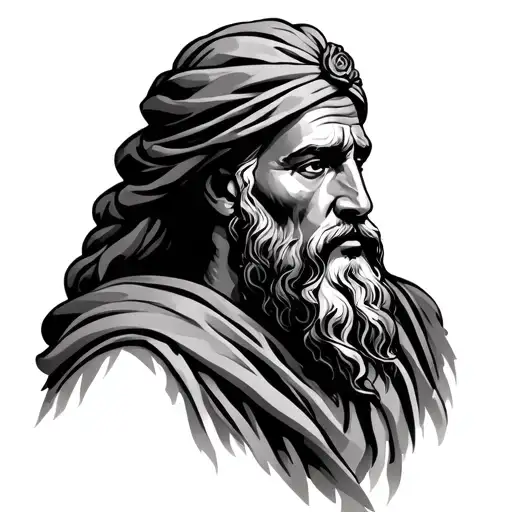 Moses tattoo design idea
