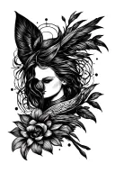 Moving Forward tattoo design idea