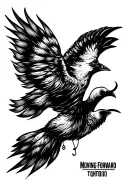 Moving Forward tattoo design idea