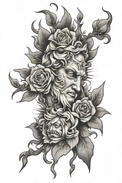 God first tattoo design idea