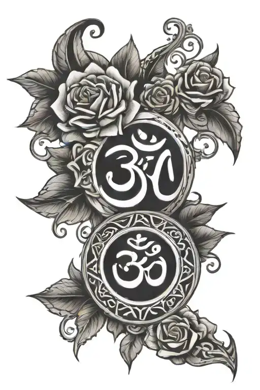 Tatto that says Om owns me tattoo design idea