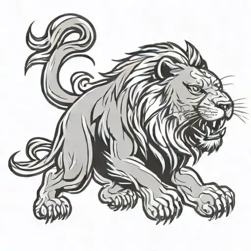 Brisbane Lions tattoo design idea