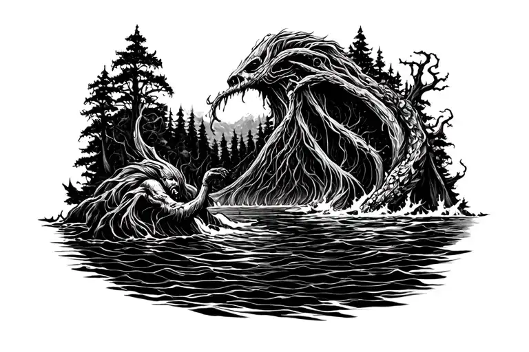 river of styx tattoo design idea