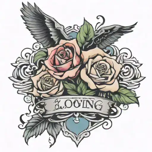 in loving memory cousin chance  tattoo design idea