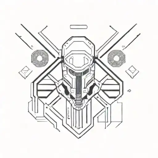 Cyberpunk 2077 tattoo design idea