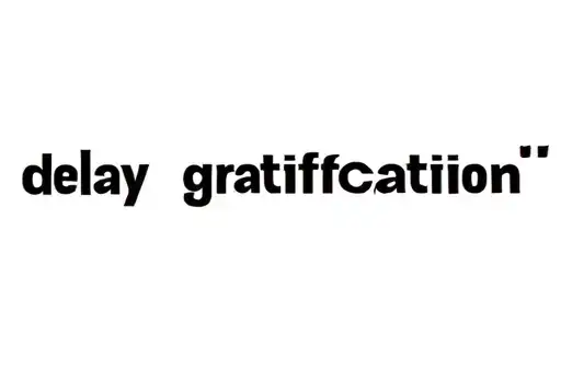 "delay gratification" tattoo design idea