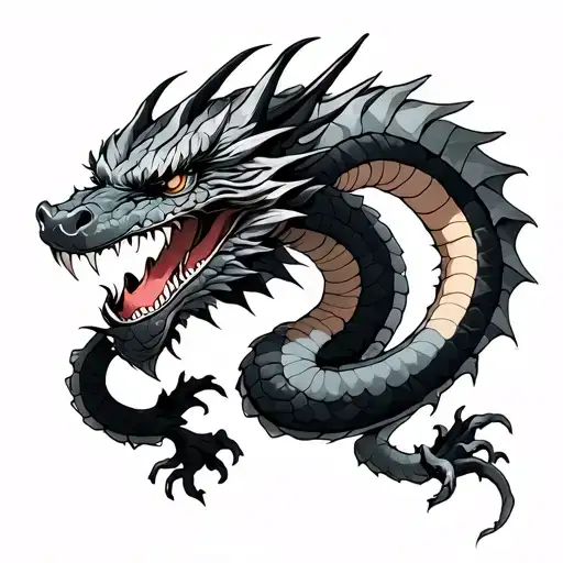 Shenron Search Dragon tattoo design idea