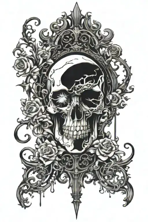 automatic kidney tattoo design idea