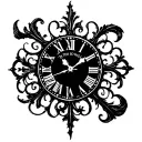 "This too shall pass…" "This too shall pass…" "This too shall pass…" simple roman clock tattoo design idea