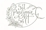 Psalm 56:11 tattoo design idea